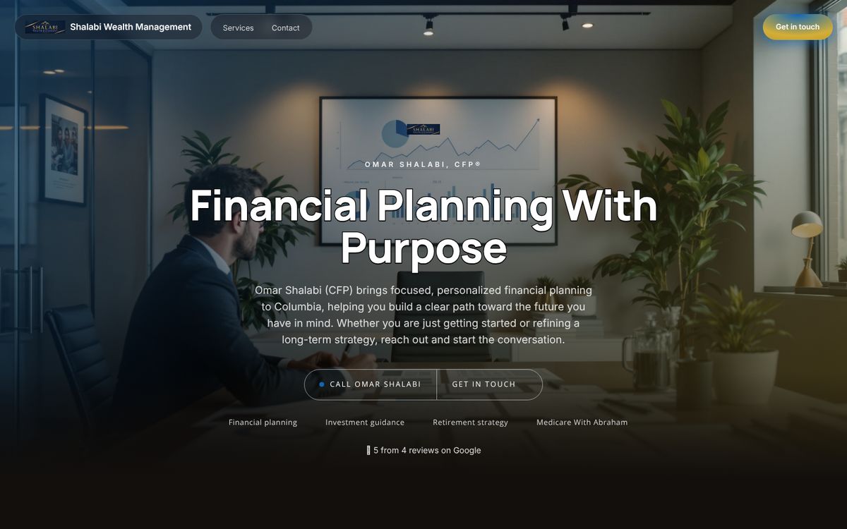 Shalabi Wealth Management website