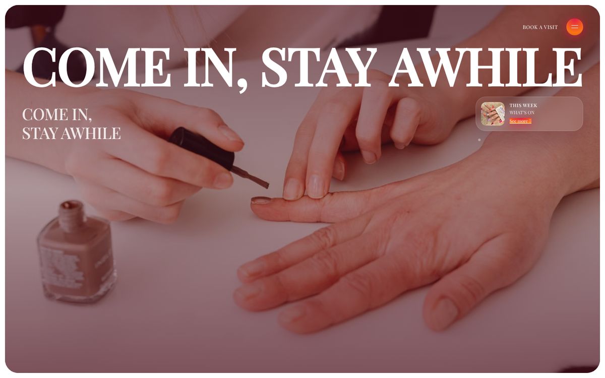 Palace Nail & Spa website