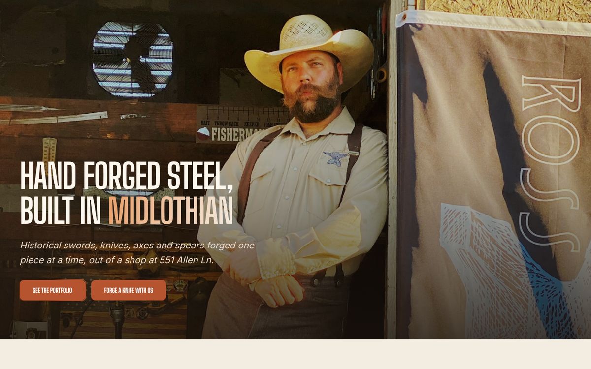 Ross Forge website