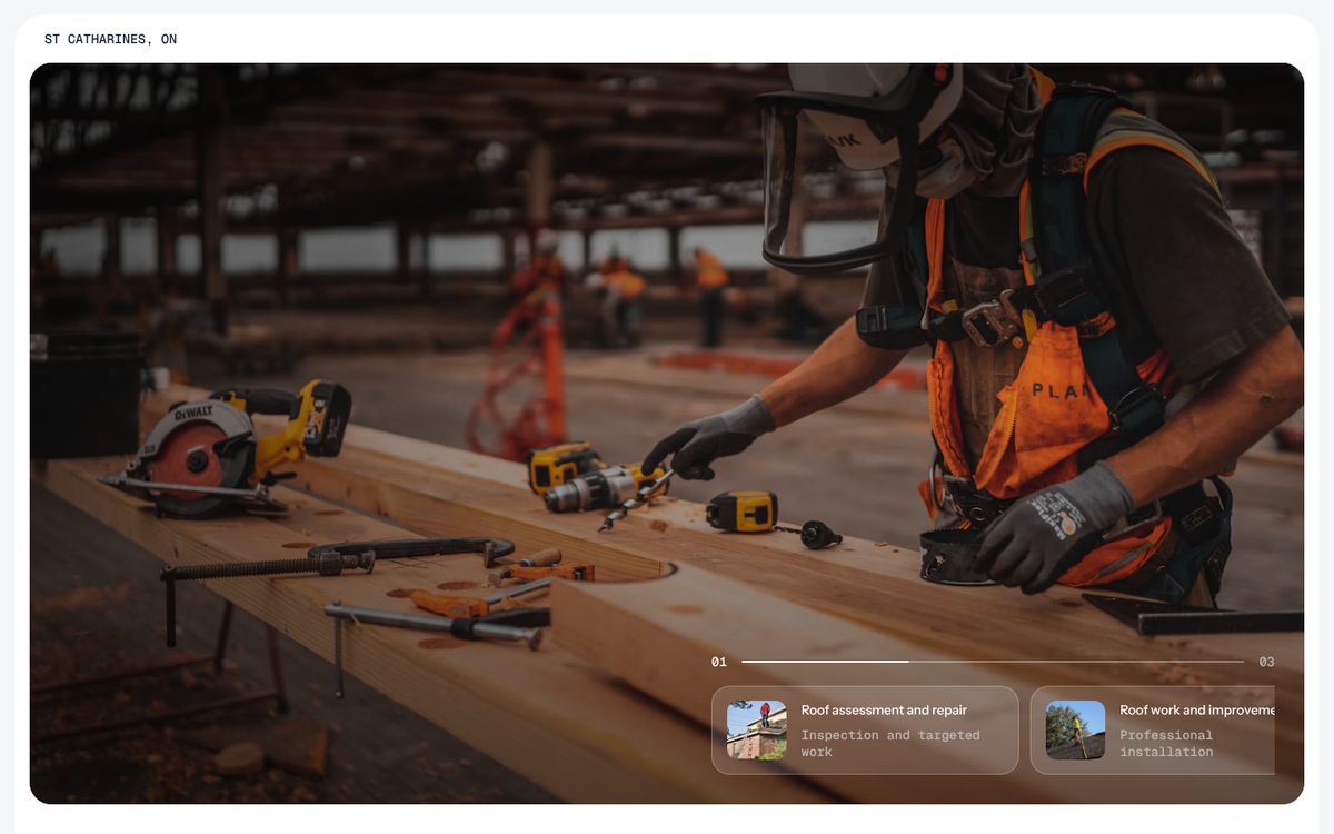 Boreal Contracting website