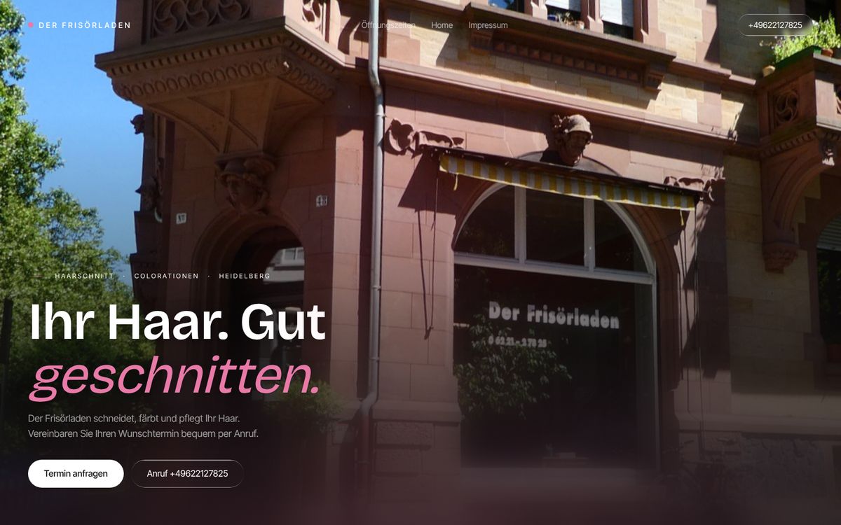 Der Frisörladen website