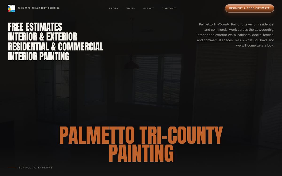 Palmetto Tri-County Painting website